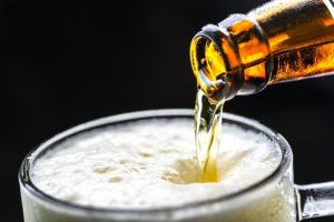 pouring beer